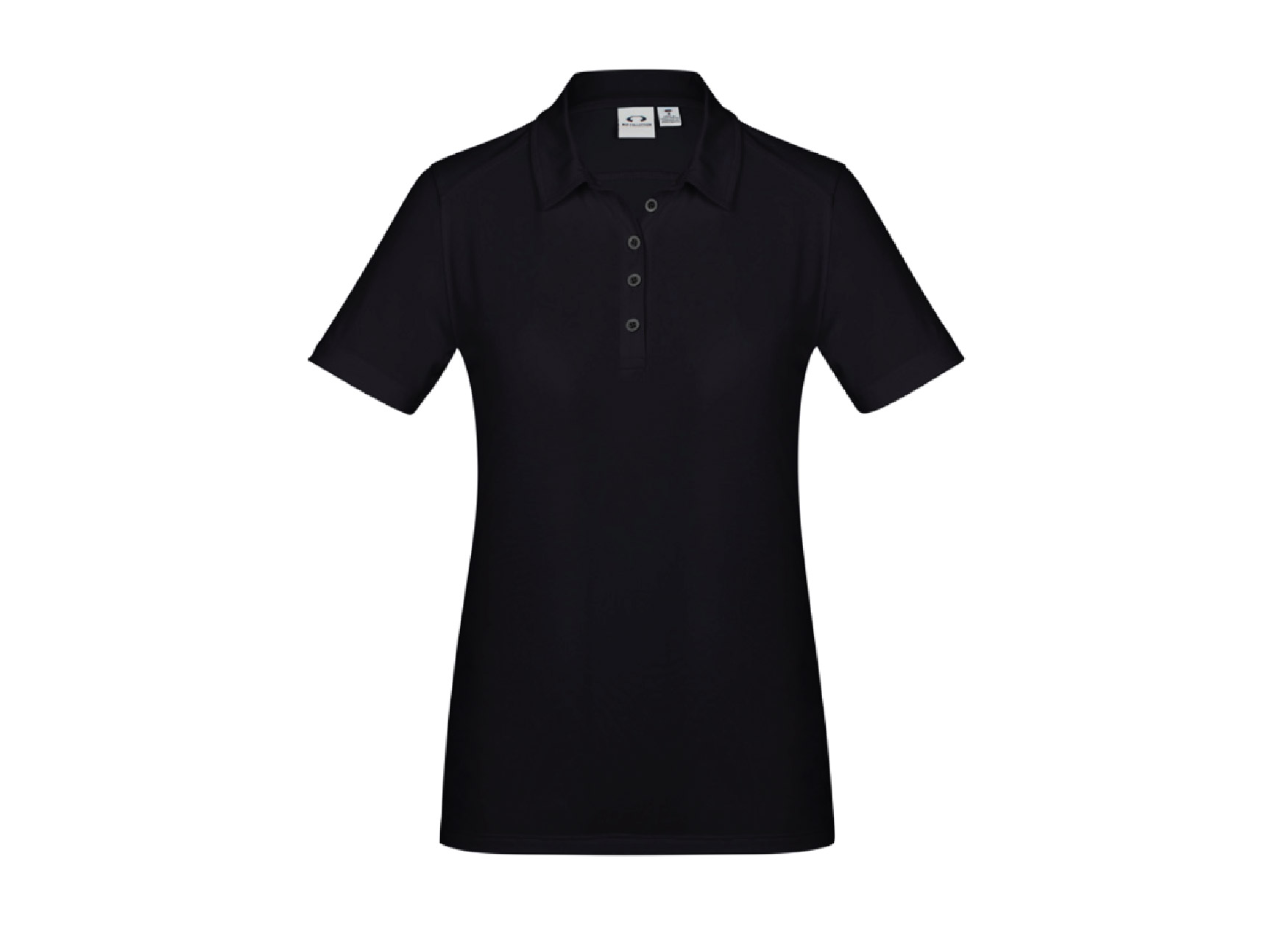 L Aero Polo SolidBlack