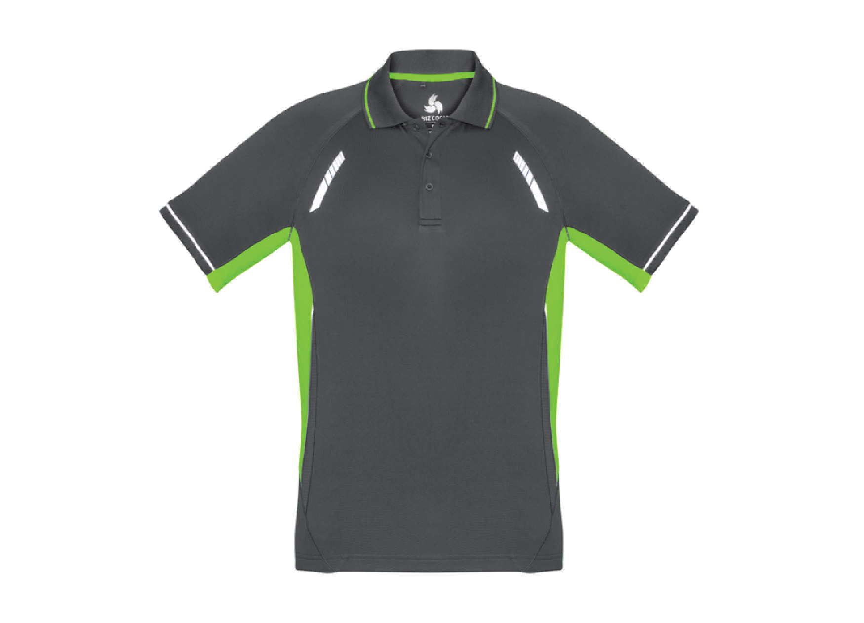 M Renegade Polo GreyFluroLime