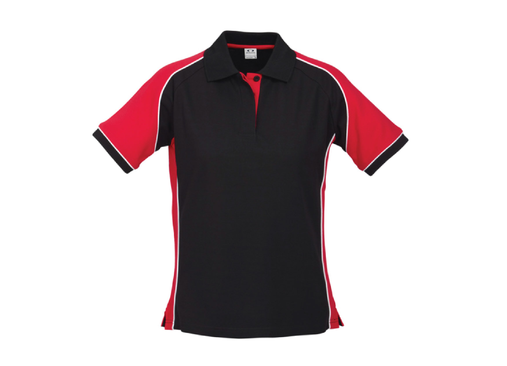 L Nitro Polo BlackRedWhite