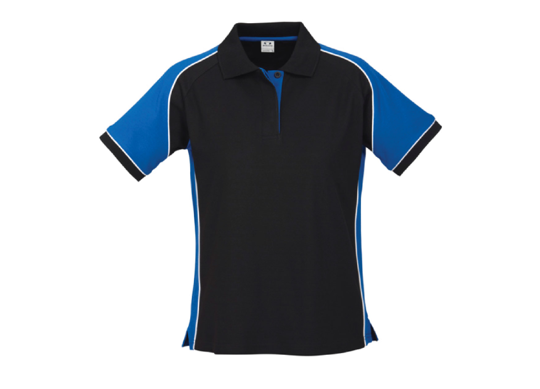 L Nitro Polo BlackRoyalWhite