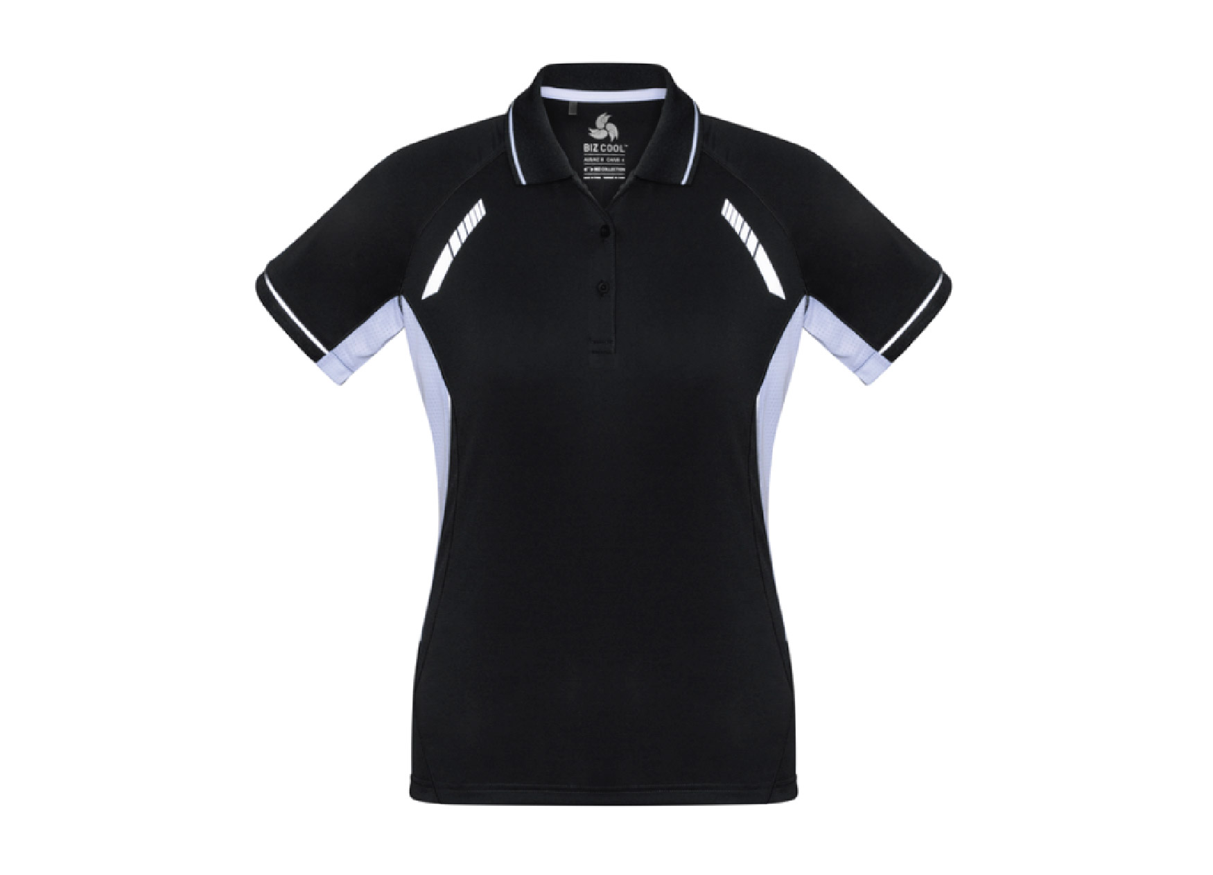 L Renegade Polo BlackWhite