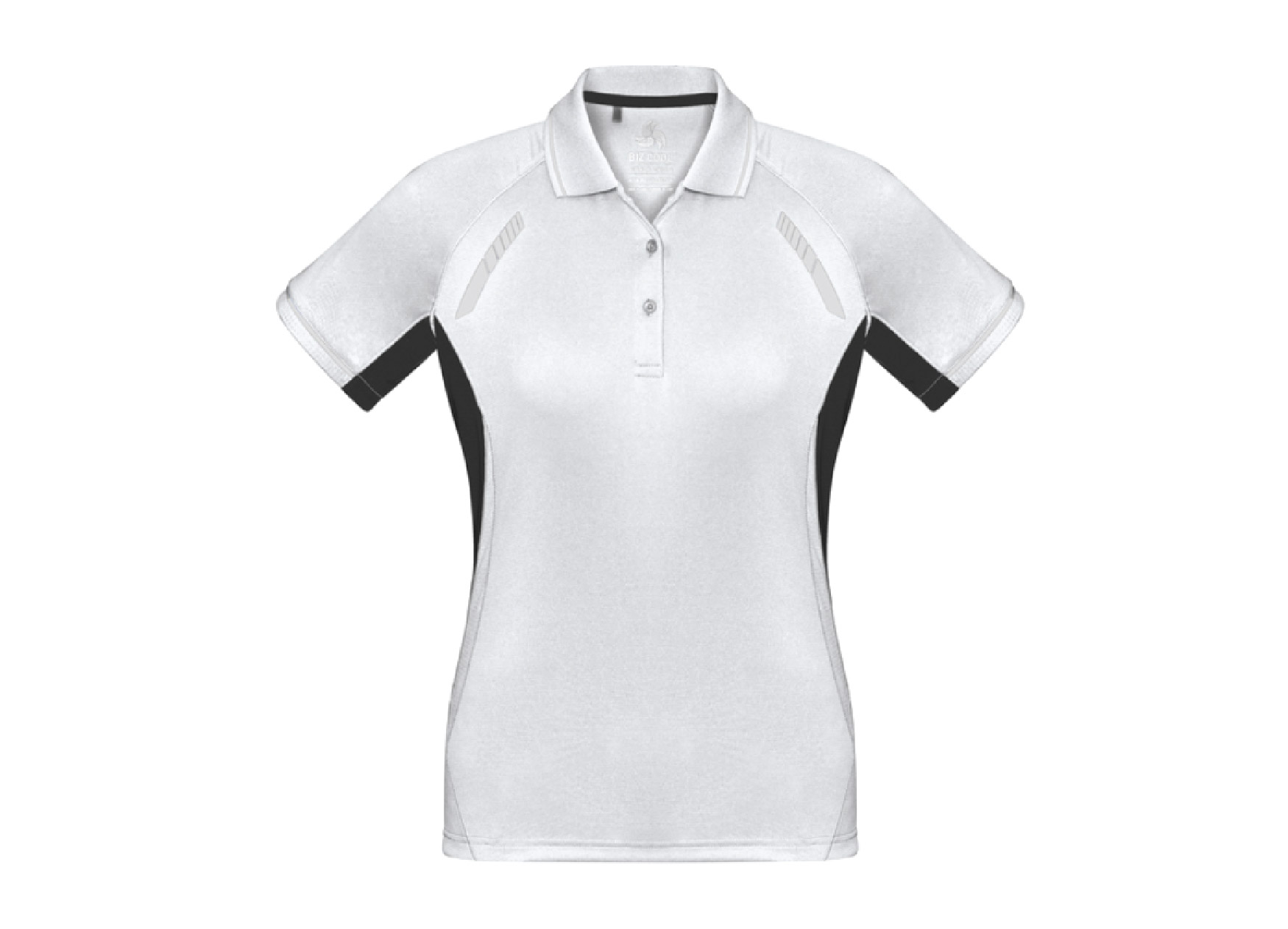 L Renegade Polo WhiteBlack