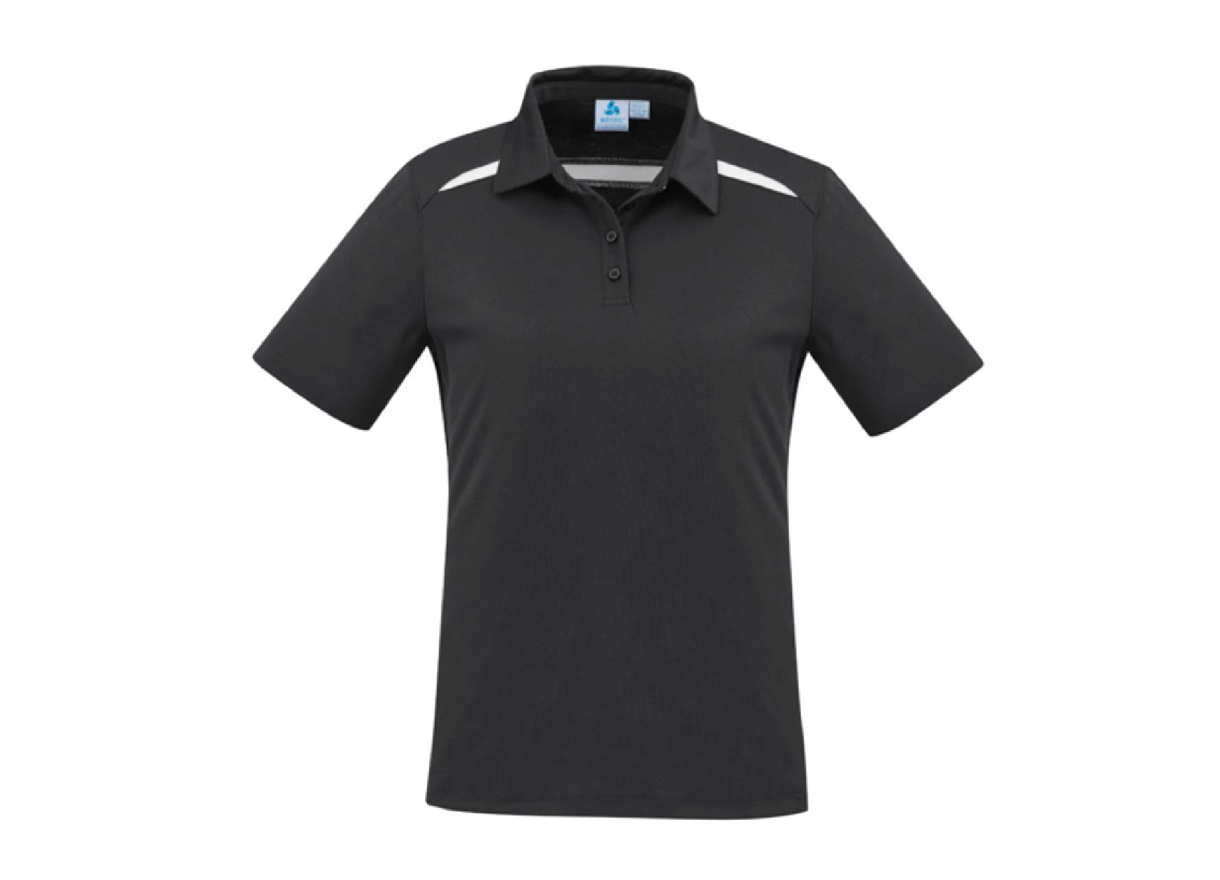 L Sonar Polo BlackWhite