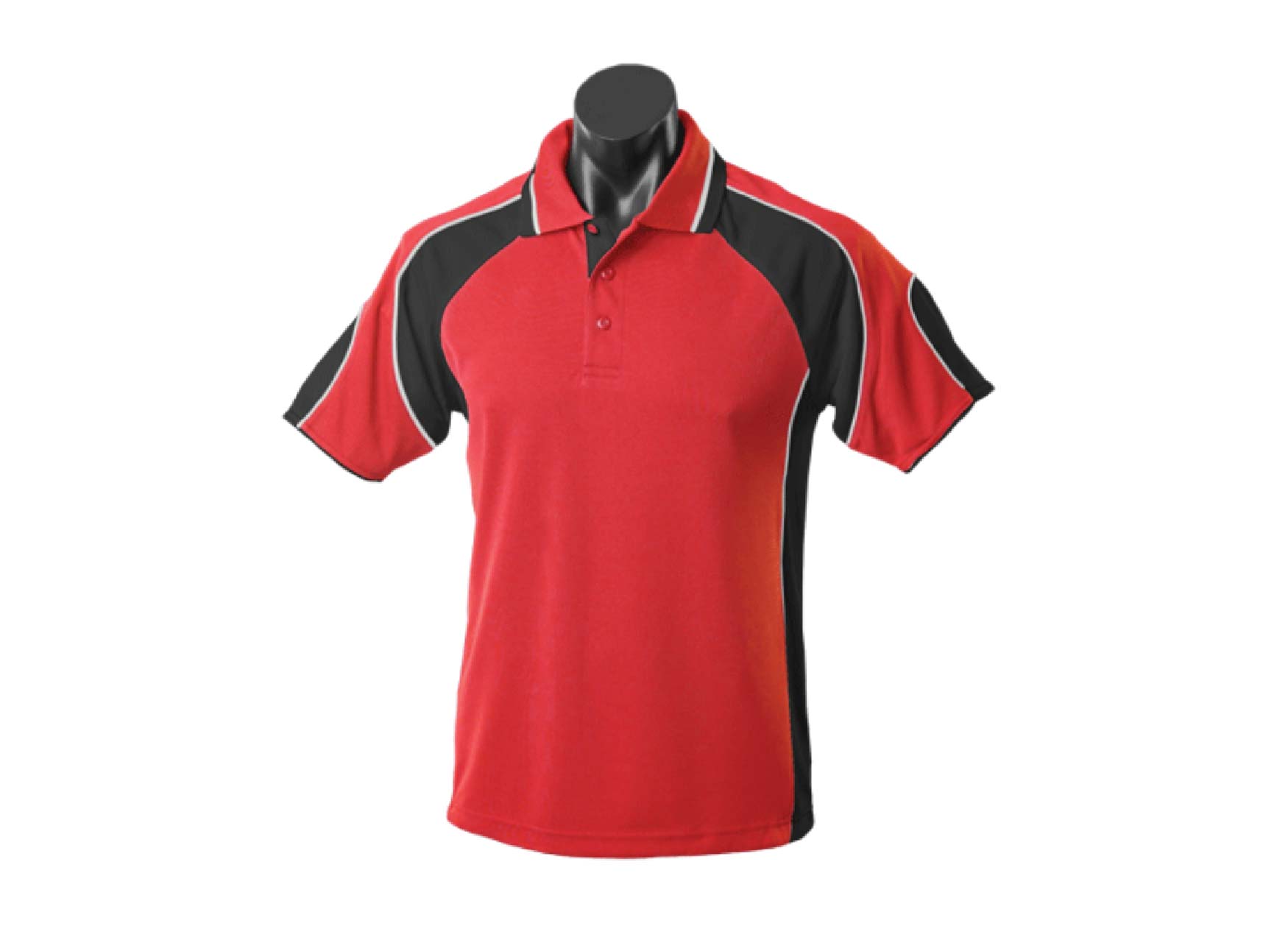 M Murray Polo RedBlackWhite