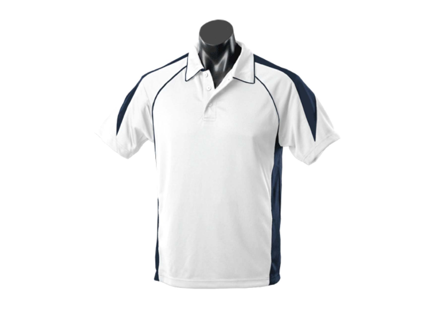 M Premier Polo WhiteNavy