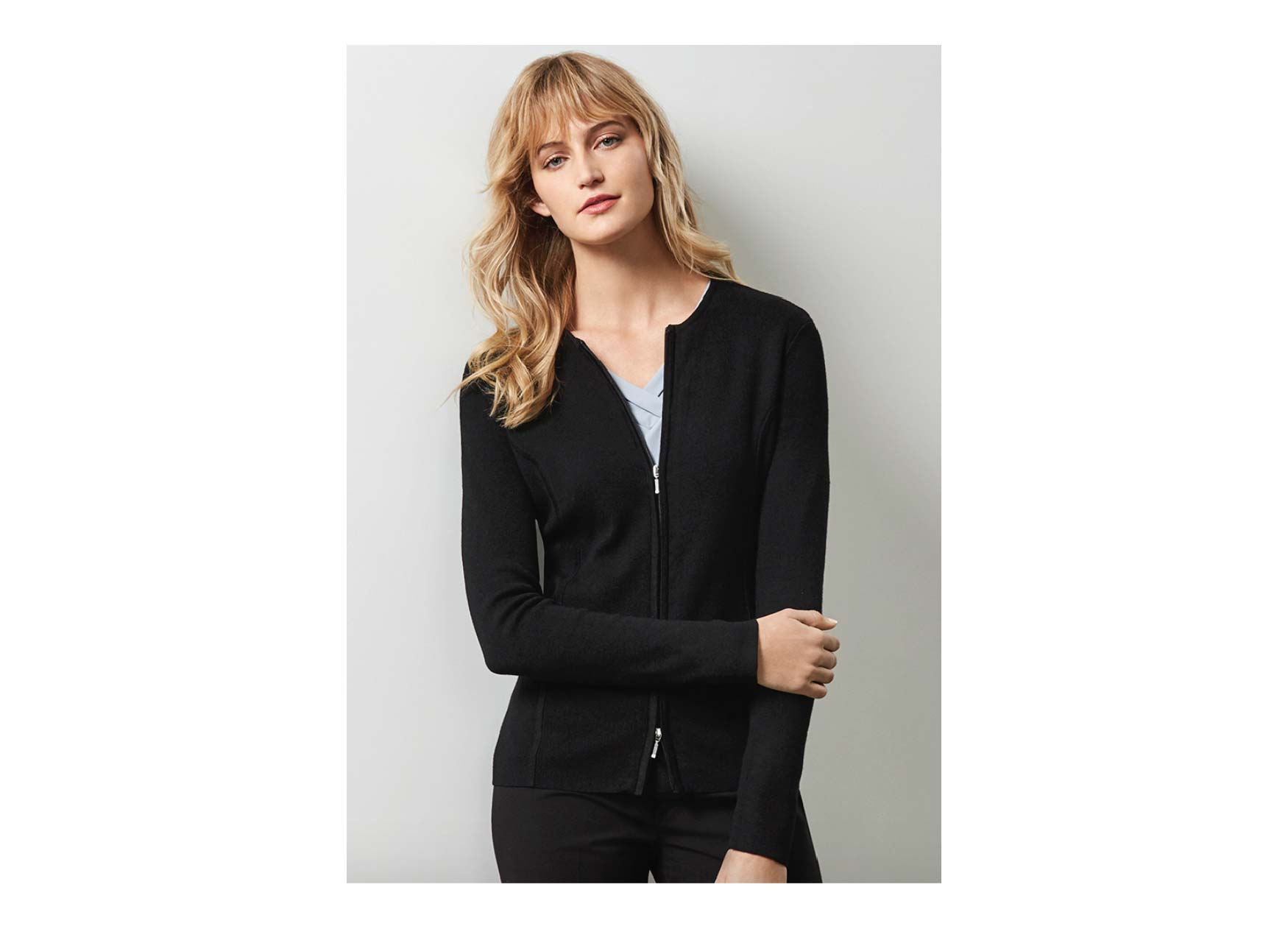 L 2-Way Zip Cardigan thumbnail
