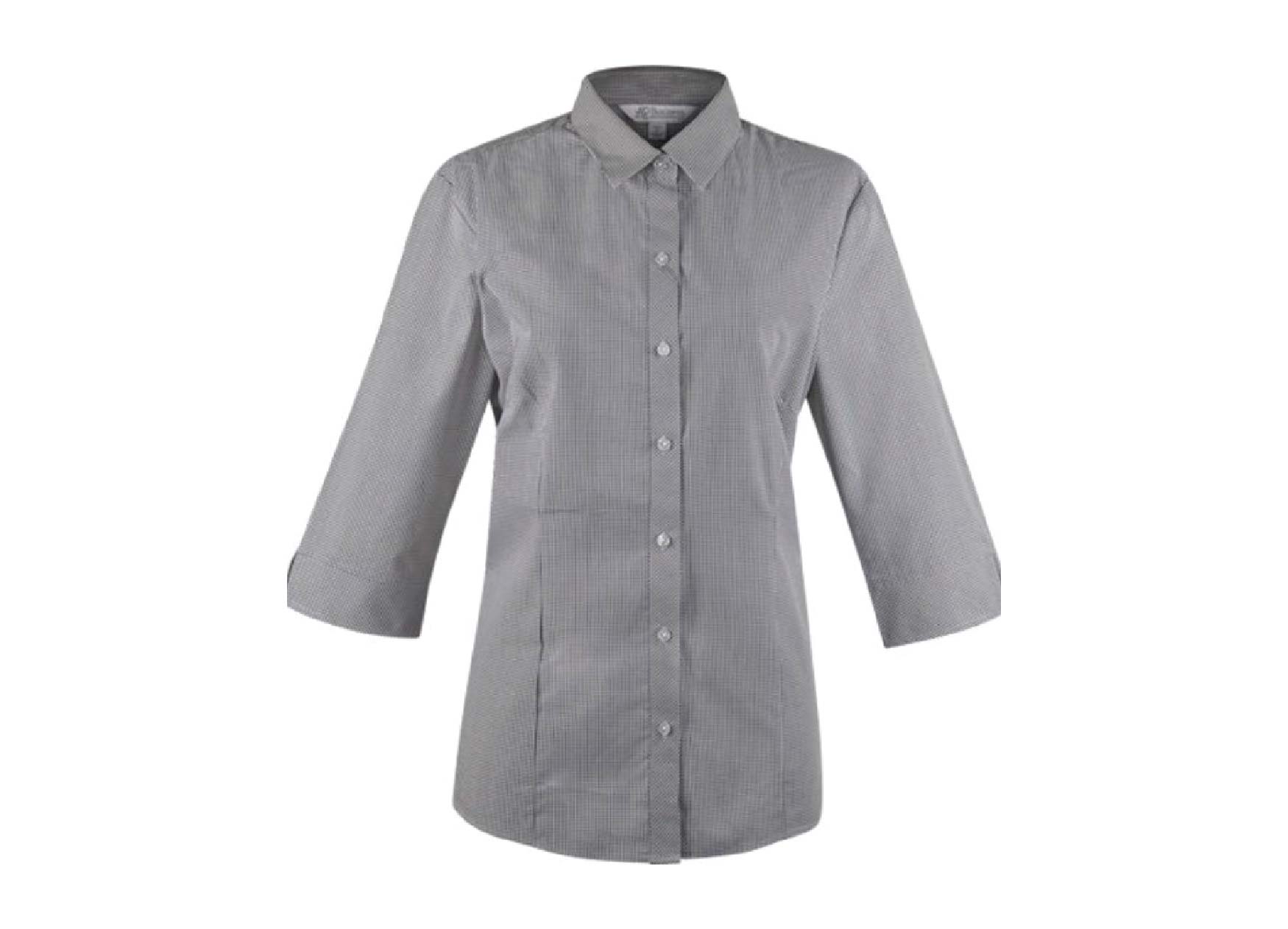 L Toorak 34 Shirt BlackWhite