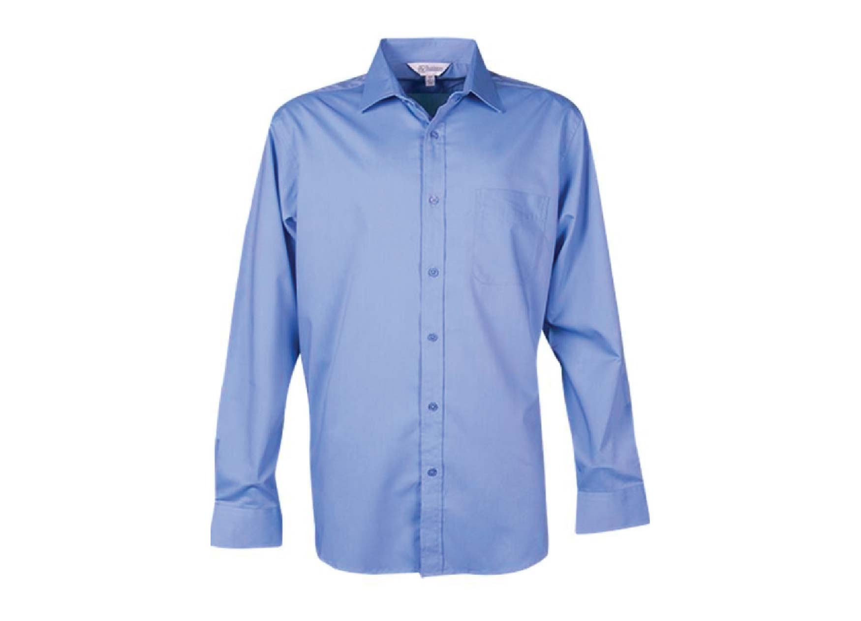 M Mosman LS Shirt MidBlue